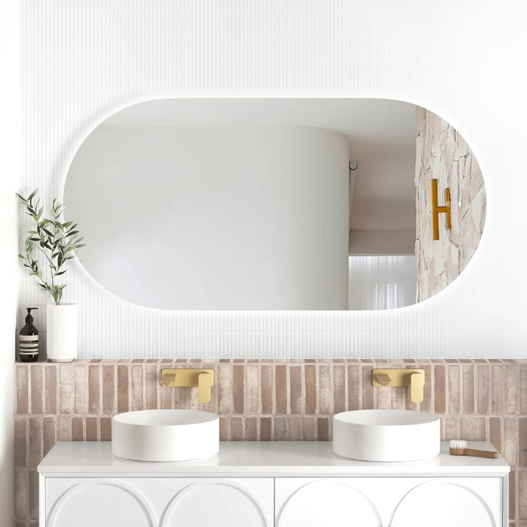 OTTI NOOSA FRAMELESS LED MIRROR 750X1500MM
