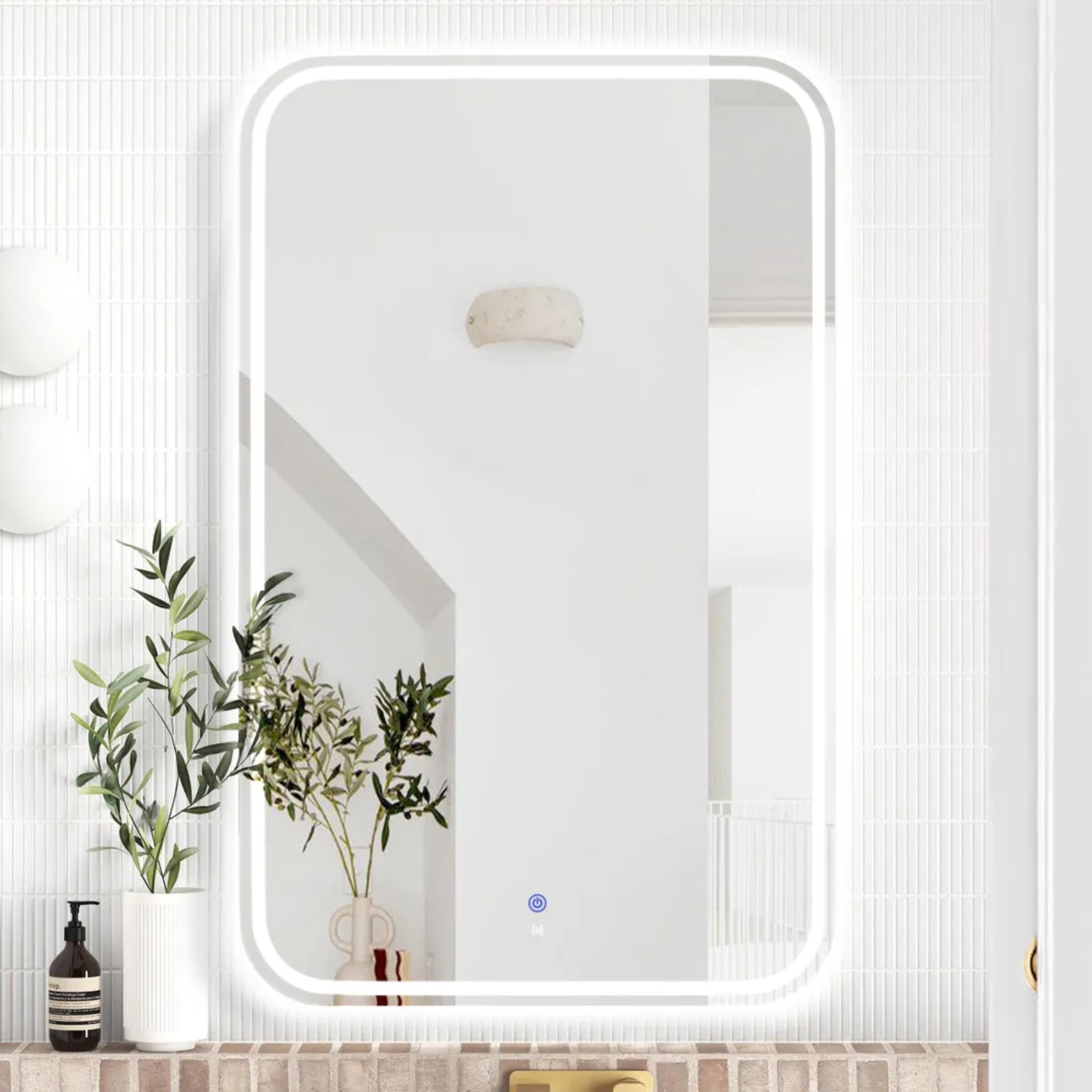 OTTI NEWPORT FRAMELESS LED MIRROR 750X1200MM