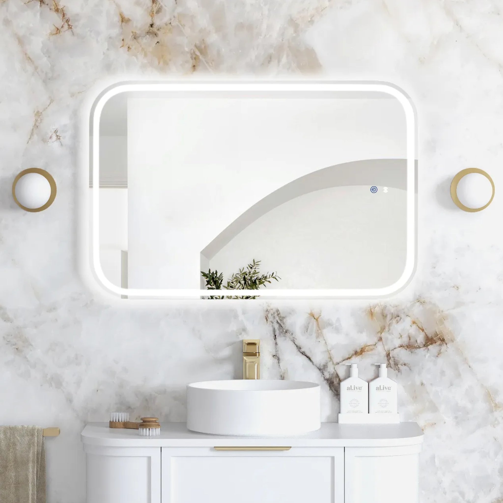 OTTI NEWPORT FRAMELESS LED MIRROR 600X900MM