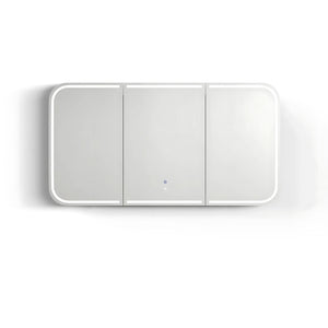 OTTI NEWPORT NATURAL OAK LED SHAVING CABINET WITH POWERPOINT 1500X750MM