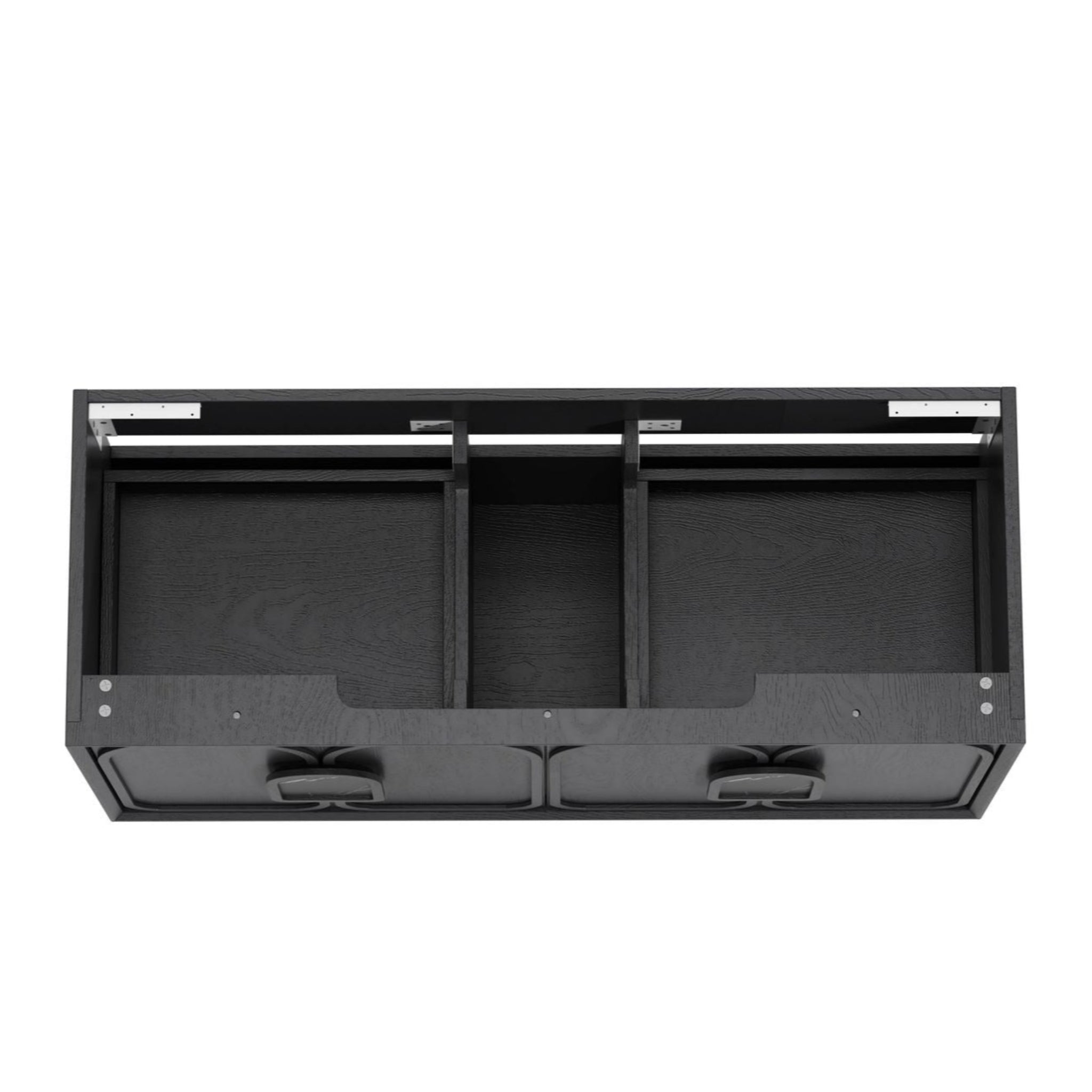 OTTI LAGUNA MARK II BLACK OAK 1200MM SINGLE BOWL WALL HUNG VANITY