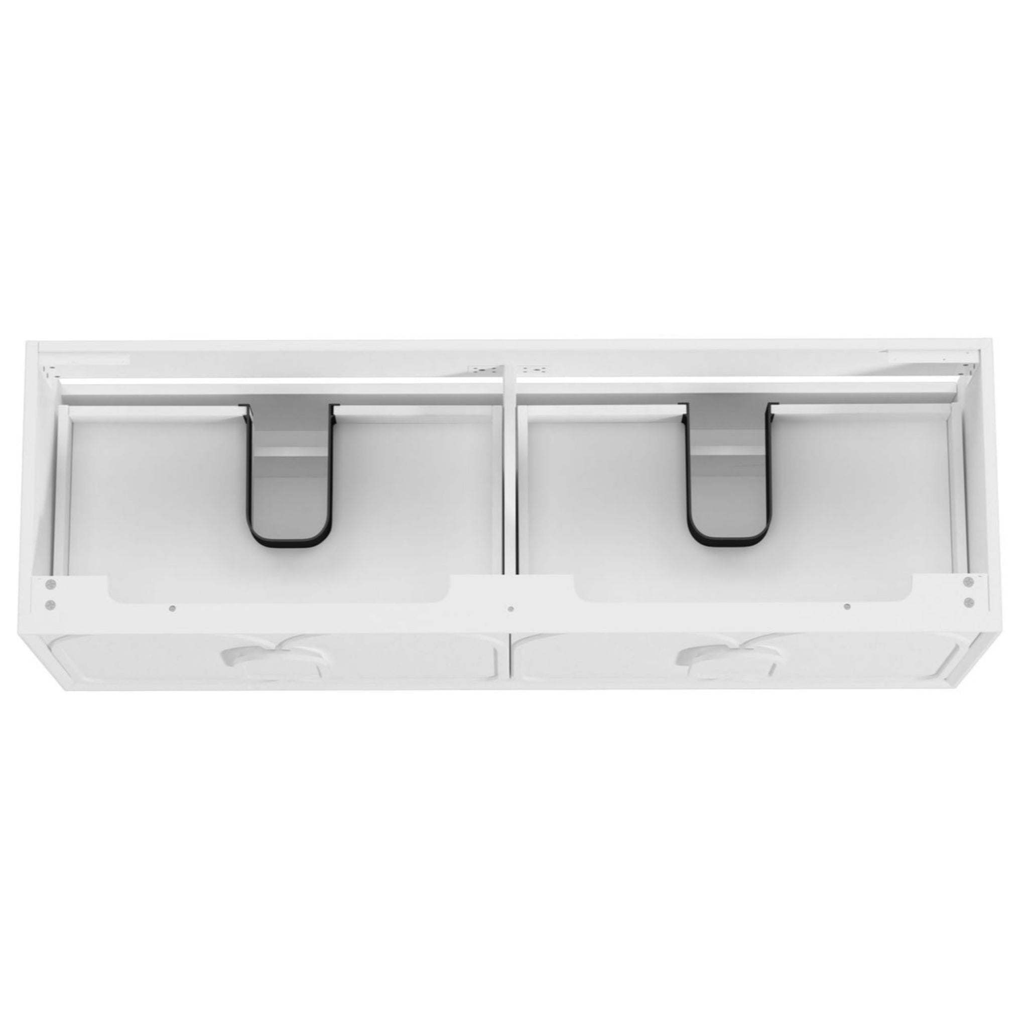 OTTI LAGUNA MARK II MATTE WHITE 1500MM DOUBLE BOWL WALL HUNG VANITY