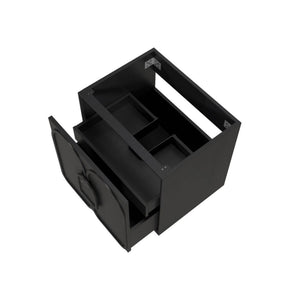 OTTI LAGUNA MARK II BLACK OAK 600MM SINGLE BOWL WALL HUNG VANITY