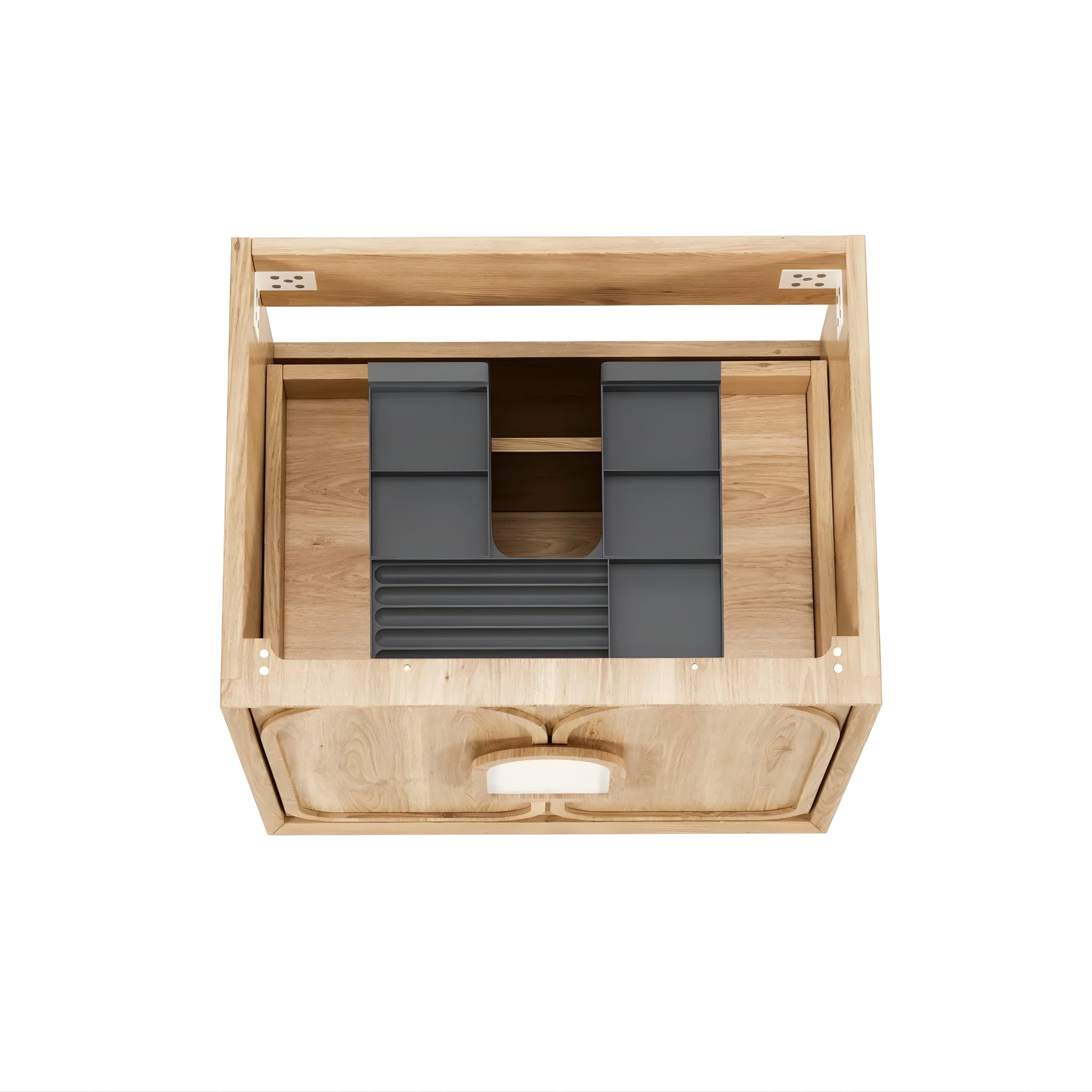 OTTI LAGUNA MARK II WOODLAND OAK 600MM SINGLE BOWL WALL HUNG VANITY