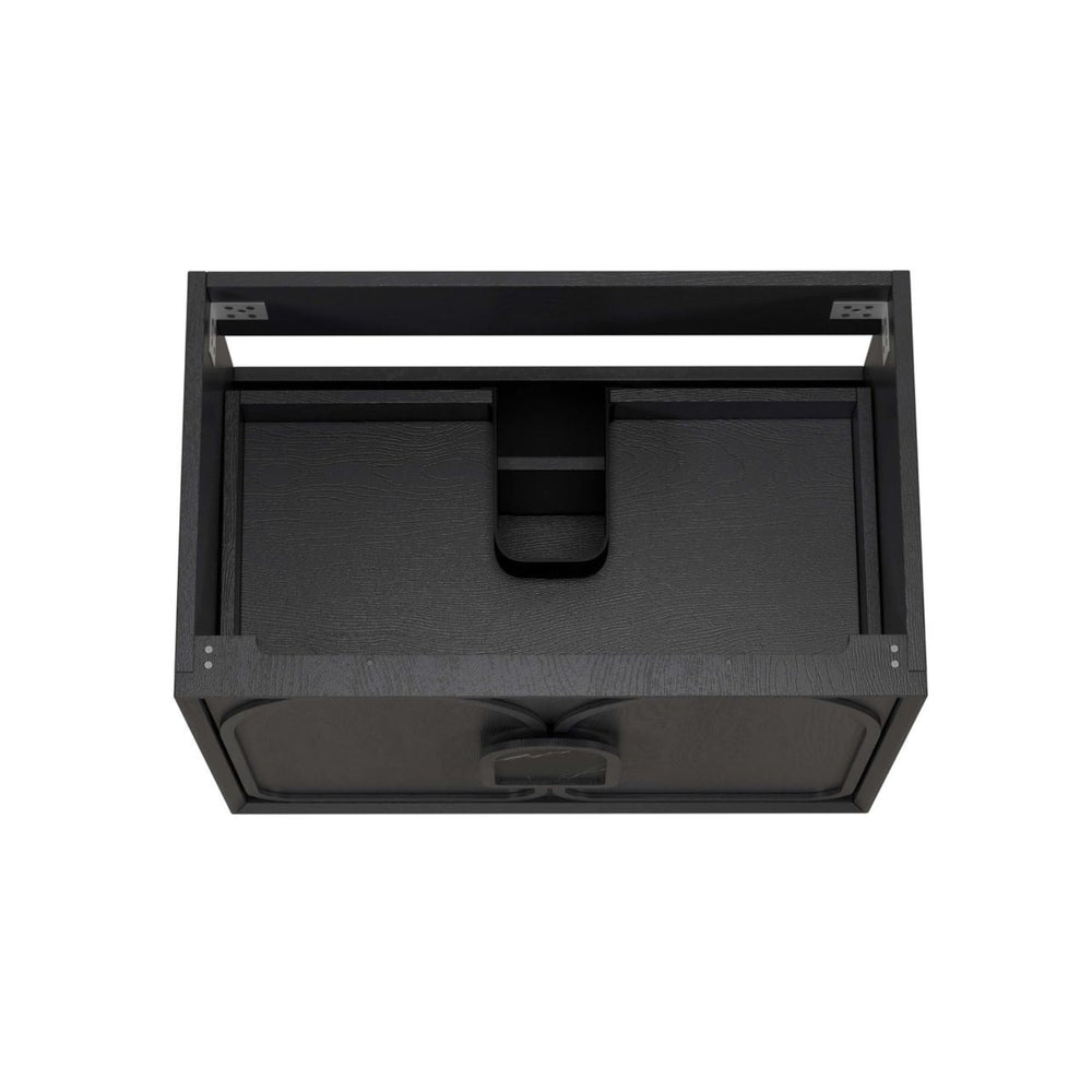 OTTI LAGUNA MARK II BLACK OAK 750MM SINGLE BOWL WALL HUNG VANITY
