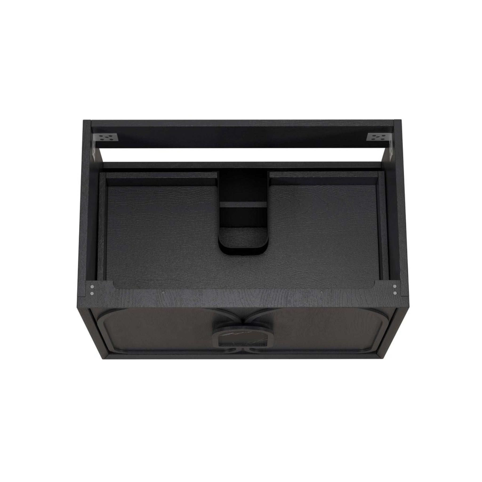 OTTI LAGUNA MARK II BLACK OAK 750MM SINGLE BOWL WALL HUNG VANITY