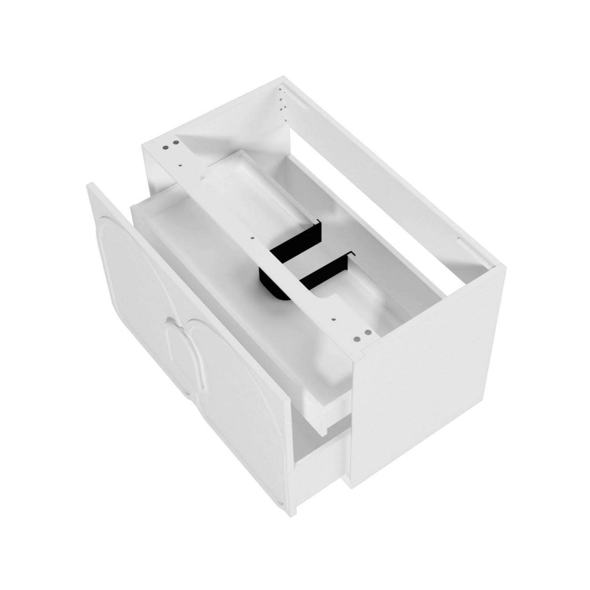 OTTI LAGUNA MARK II MATTE WHITE 900MM SINGLE BOWL WALL HUNG VANITY