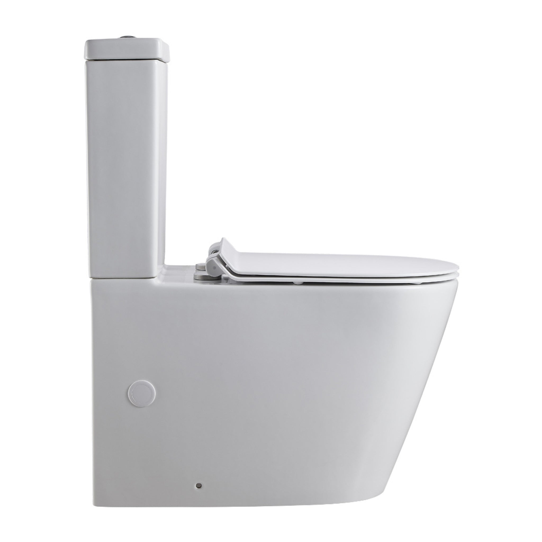 LUKKA AGENA BACK TO WALL TOILET SUITE GLOSS WHITE