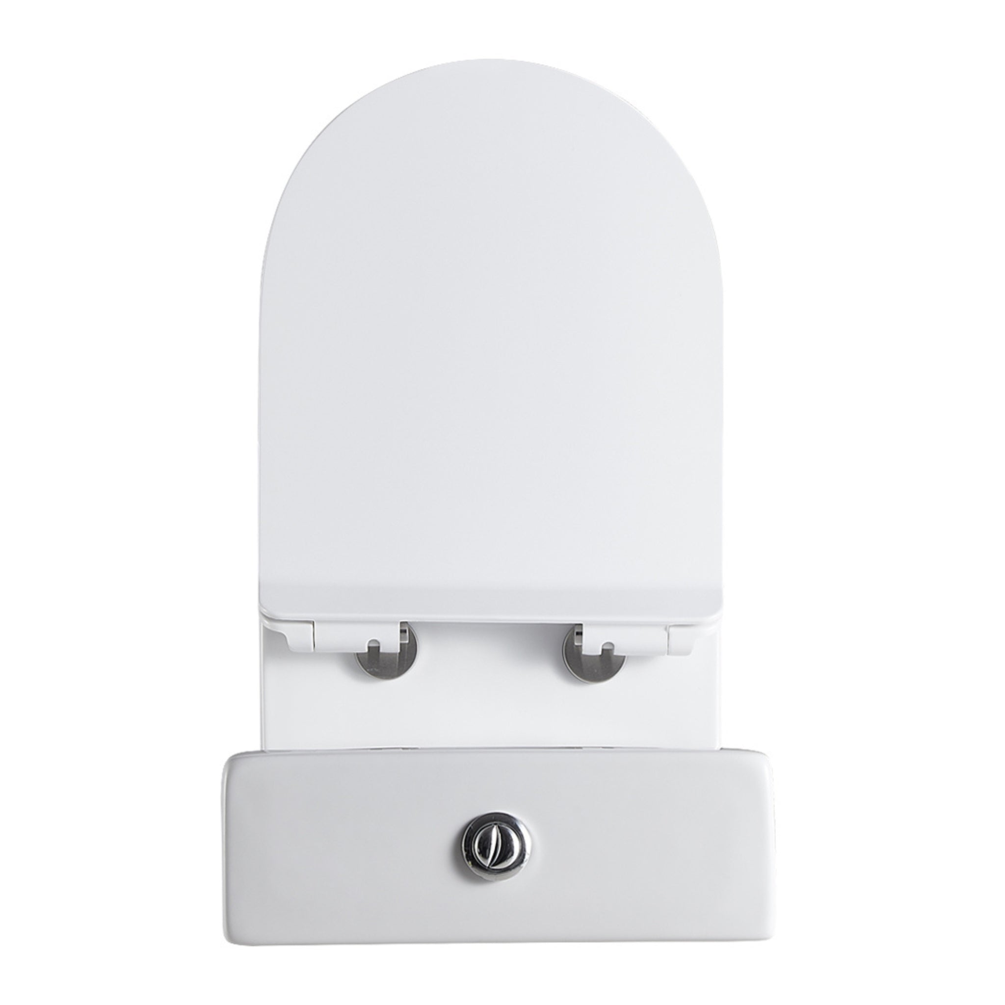 LUKKA AGENA BACK TO WALL TOILET SUITE GLOSS WHITE