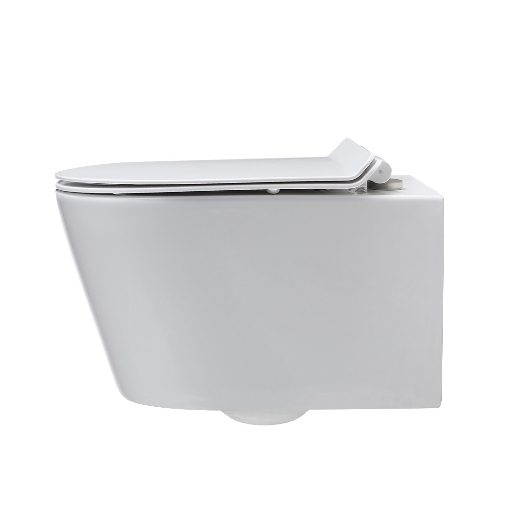 LUKKA AGENA RIMLESS WALL HUNG PAN WHITE