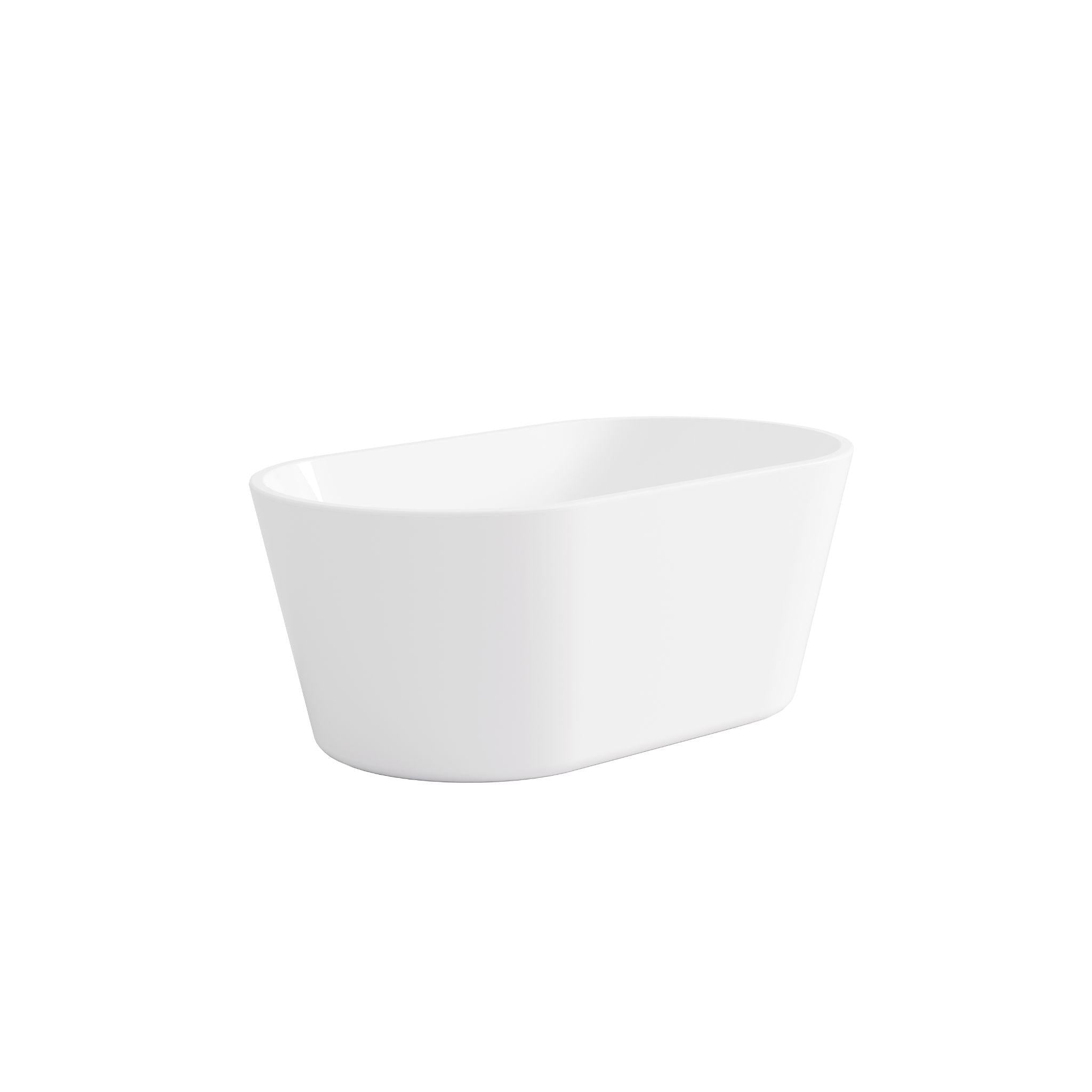 LUKKA AGENA FREESTANDING BATHTUB GLOSS WHITE (AVAILABLE IN MULTIPLE SIZES)