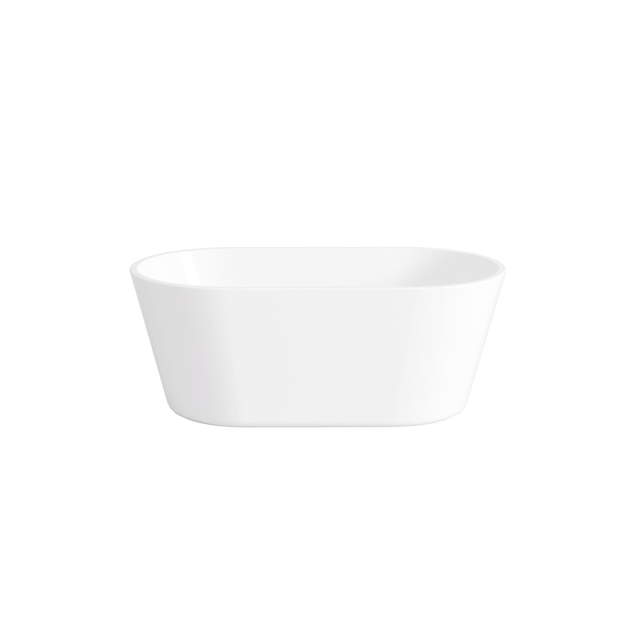 LUKKA AGENA FREESTANDING BATHTUB GLOSS WHITE (AVAILABLE IN MULTIPLE SIZES)