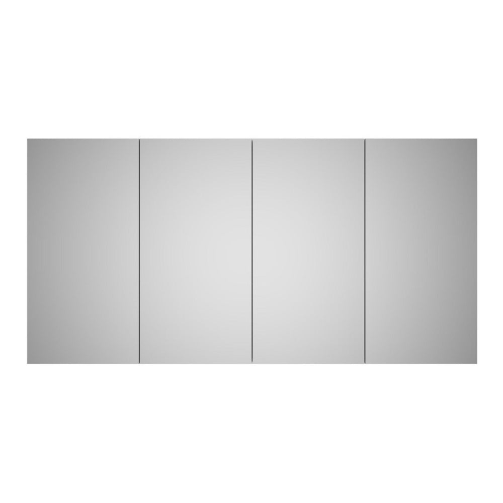 LUKKA ALPHA GLOSS WHITE PVC SHAVING CABINET 1500X750MM