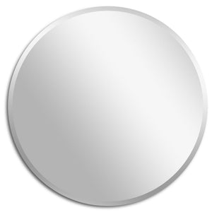 LUKKA ORBIS ROUND FRAMELESS BEVEL EDGE PLAIN MIRROR 600X600MM