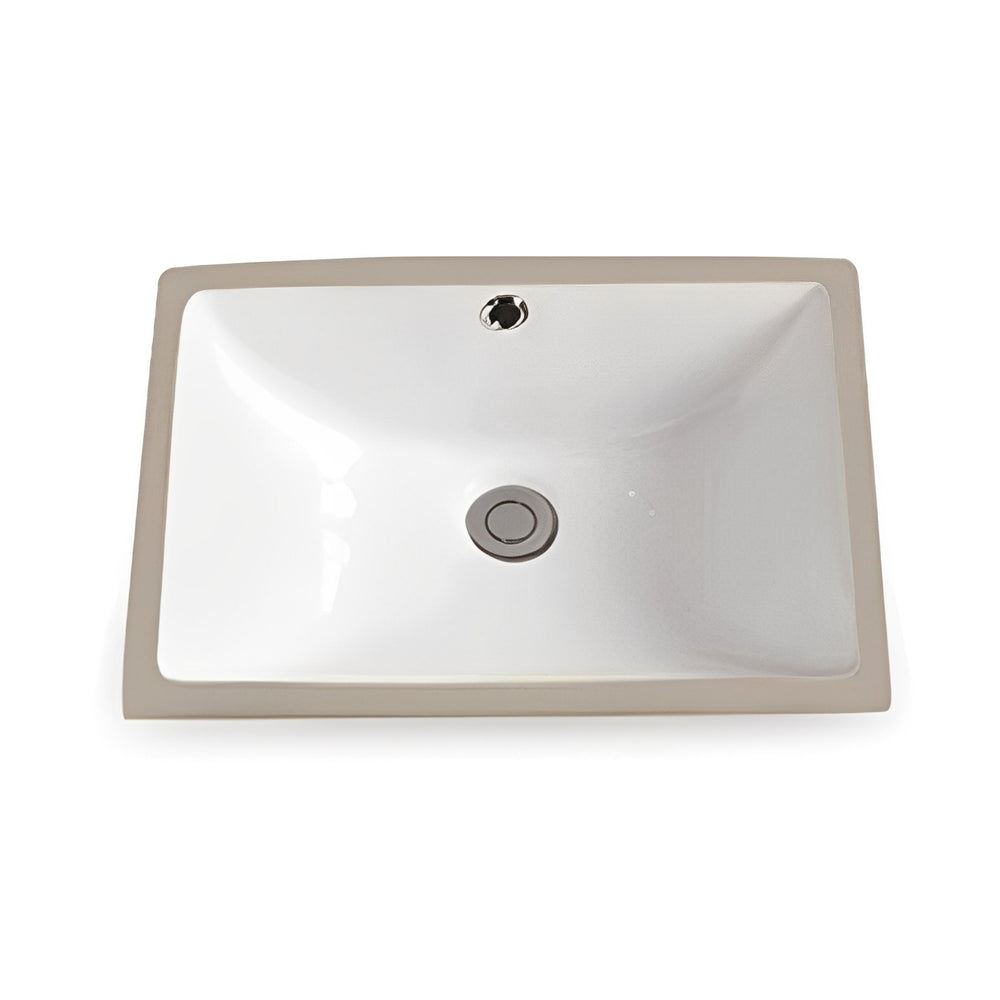 LUKKA CRETE UNDER COUNTER BASIN GLOSS WHITE 460MM