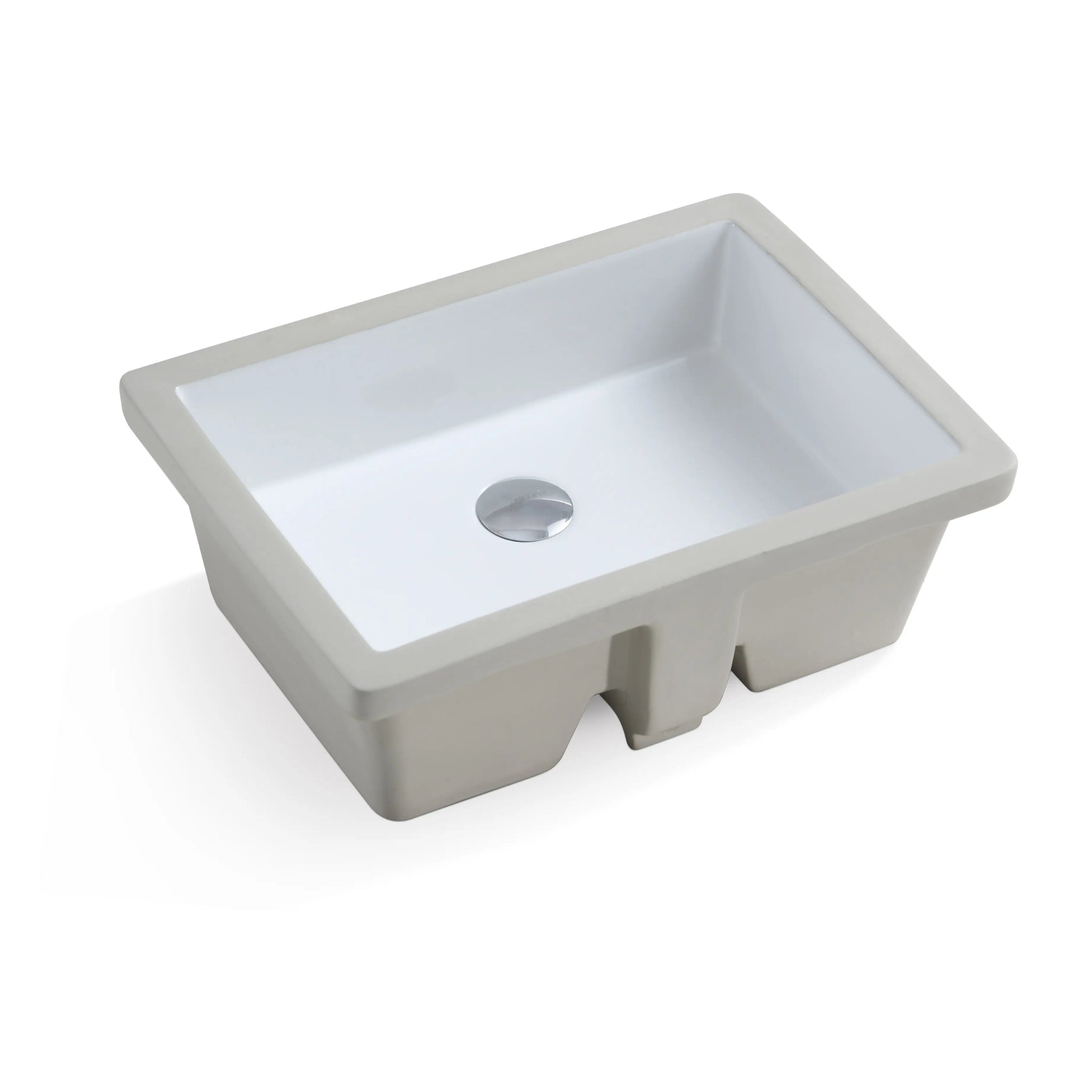 LUKKA CRETE UNDER COUNTER BASIN GLOSS WHITE 437MM