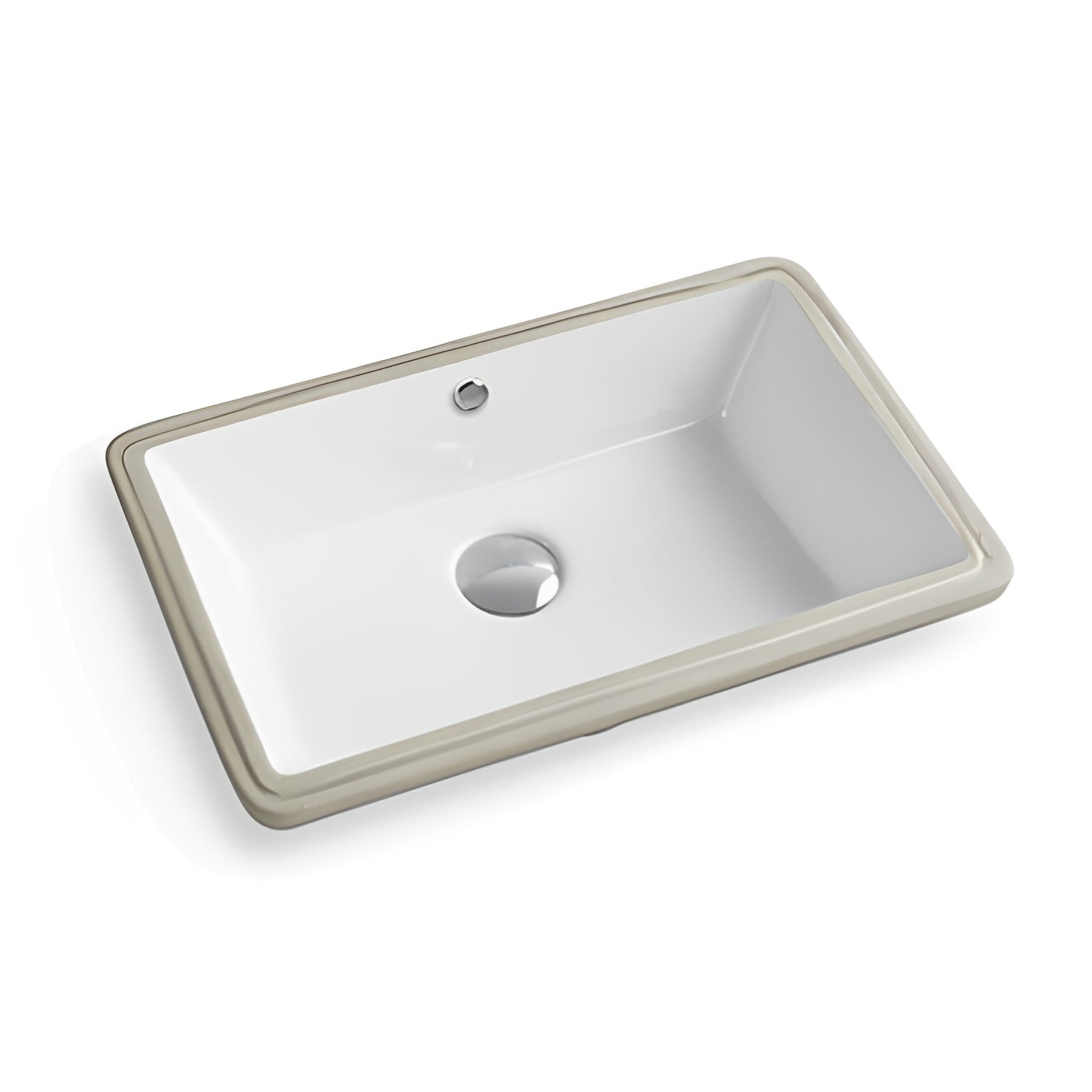 LUKKA CRETE UNDER COUNTER BASIN GLOSS WHITE 525MM