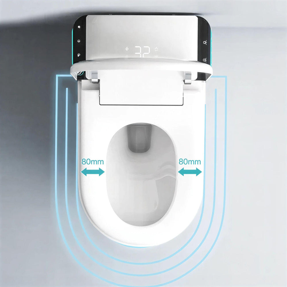 LUKKA EVO WALL FACED SMART TOILET WITH SMART SEAT WHITE