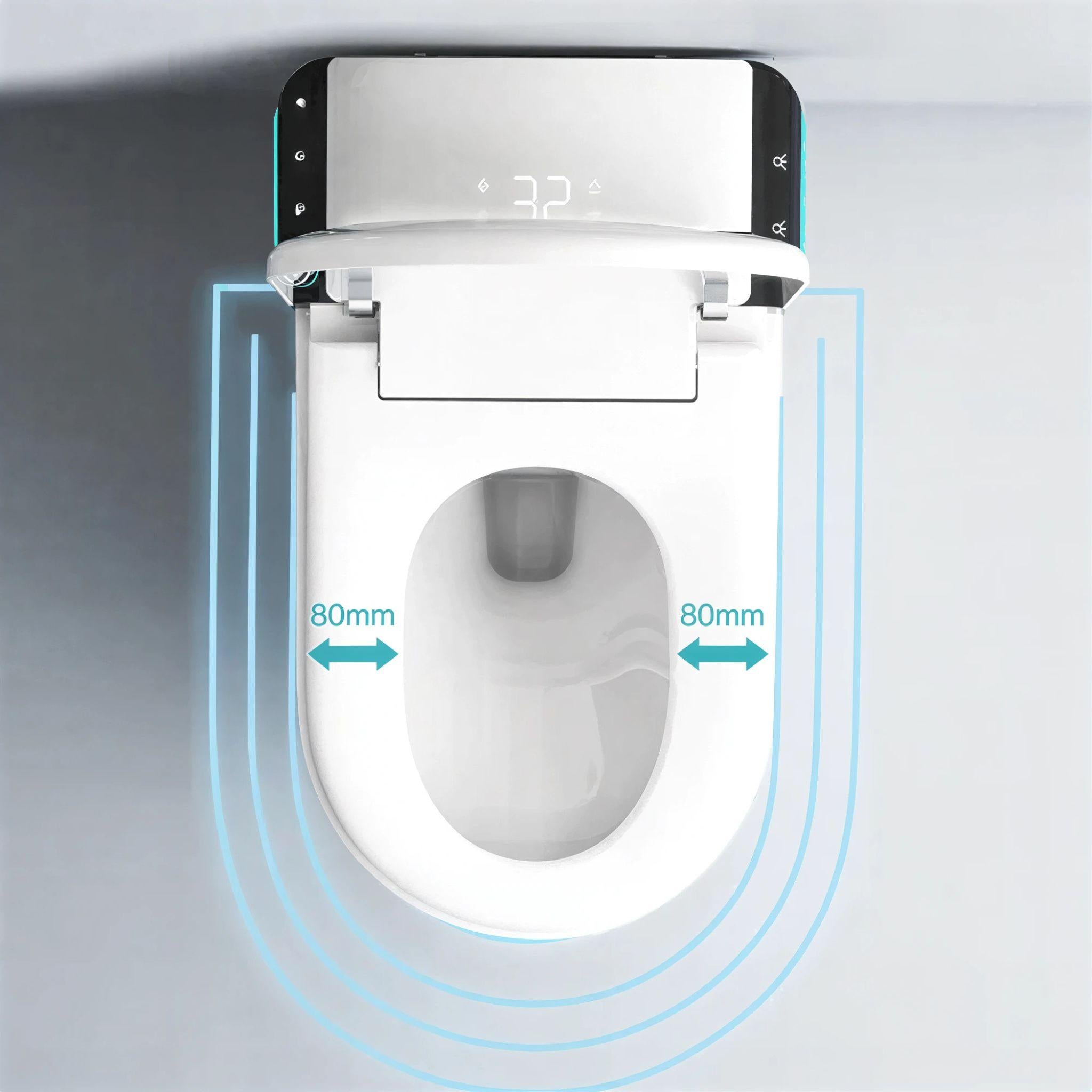 LUKKA EVO WALL FACED SMART TOILET WITH SMART SEAT WHITE