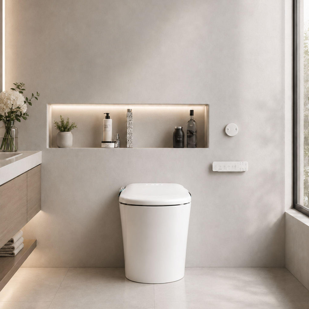 LUKKA EVO WALL FACED SMART TOILET WITH SMART SEAT WHITE