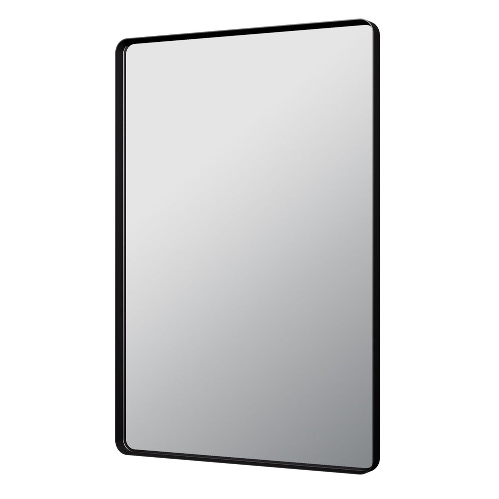 LUKKA RECTTA RECTANGULAR FRAMED MIRROR MATTE BLACK 600X900MM