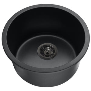 LUKKA LAUFEY GRANITE LAUNDRY SINK MATTE BLACK 450MM