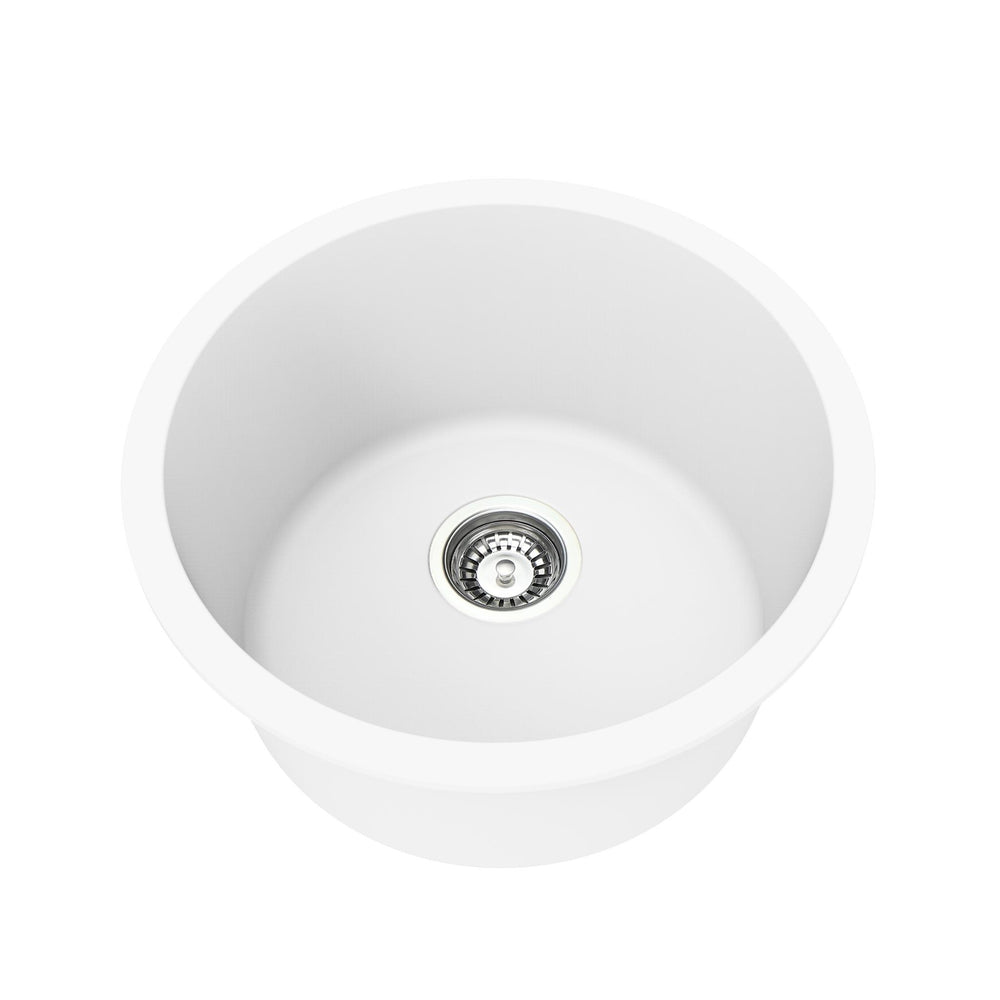 LUKKA LAUFEY GRANITE LAUNDRY SINK ARTIC WHITE 450MM