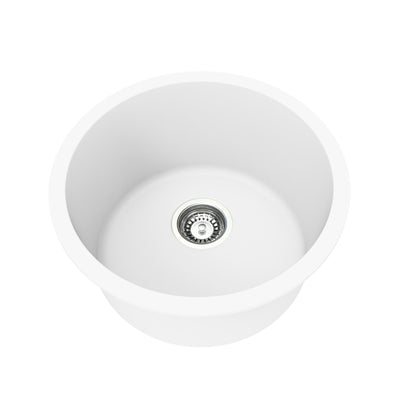 LUKKA LAUFEY GRANITE LAUNDRY SINK ARTIC WHITE 450MM