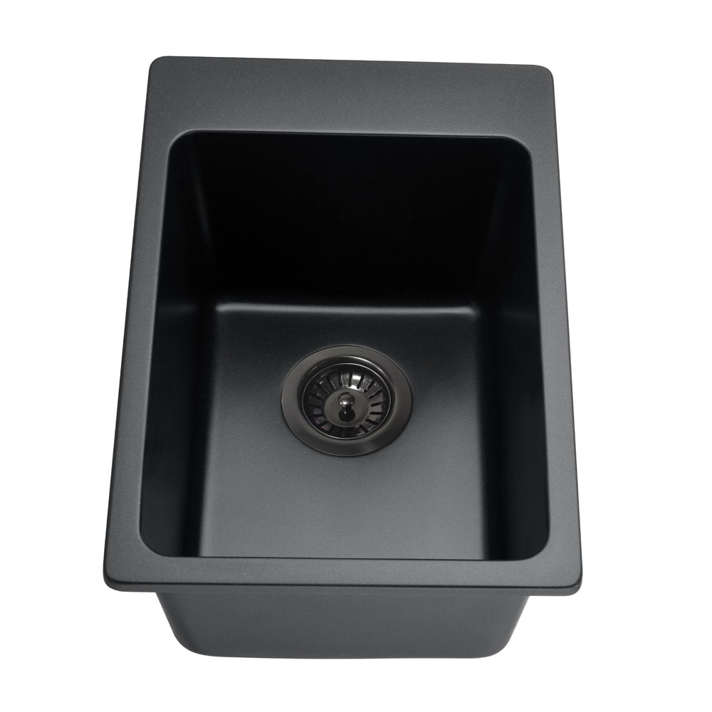 LUKKA LAUFEY GRANITE LAUNDRY SINK MATTE BLACK 350MM