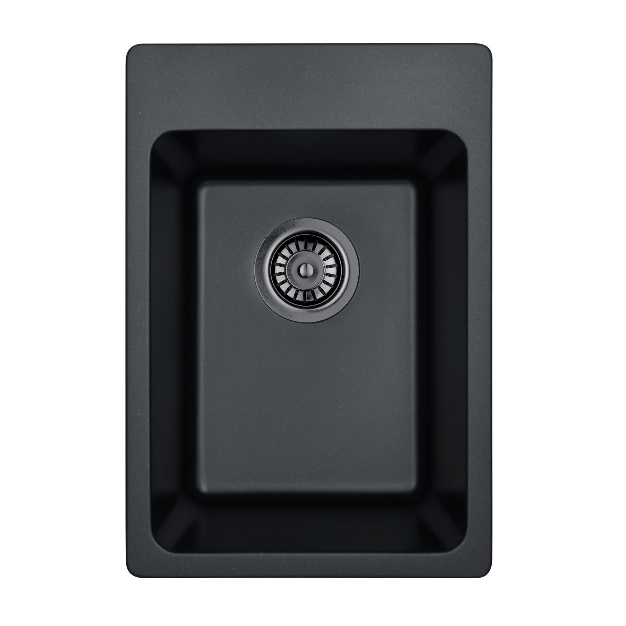 LUKKA LAUFEY GRANITE LAUNDRY SINK MATTE BLACK 350MM