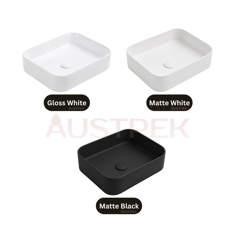 LUKKA KLIFF ABOVE COUNTER BASIN GLOSS WHITE 500MM