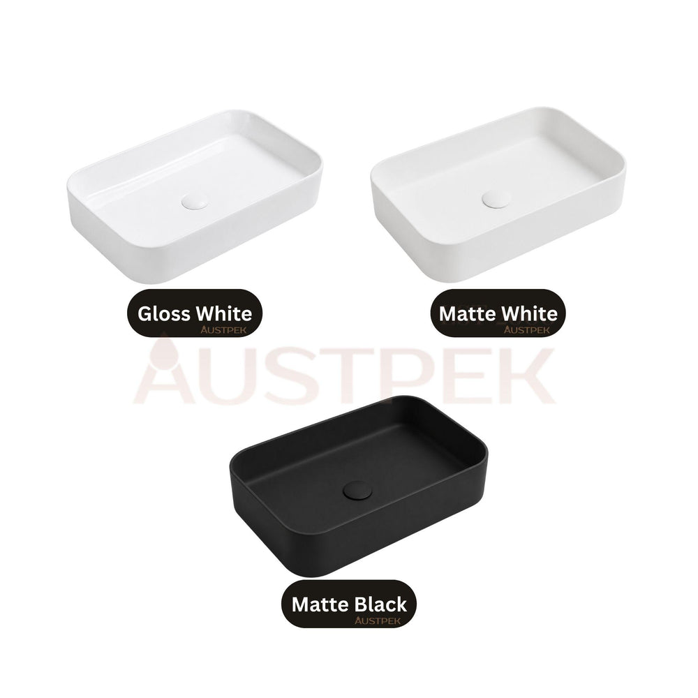 LUKKA KLIFF ABOVE COUNTER BASIN MATTE WHITE 605MM