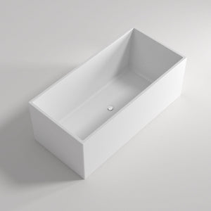 LUKKA KLIFF MULTIFIT FREESTANDING BATHTUB GLOSS WHITE (AVAILABLE IN 1400MM, 1480MM AND 1690MM)