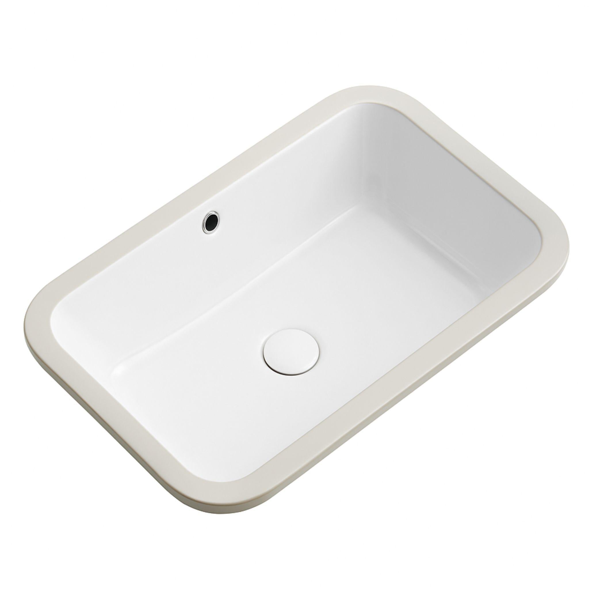 LUKKA KLIFF UNDER COUNTER BASIN GLOSS WHITE 460MM