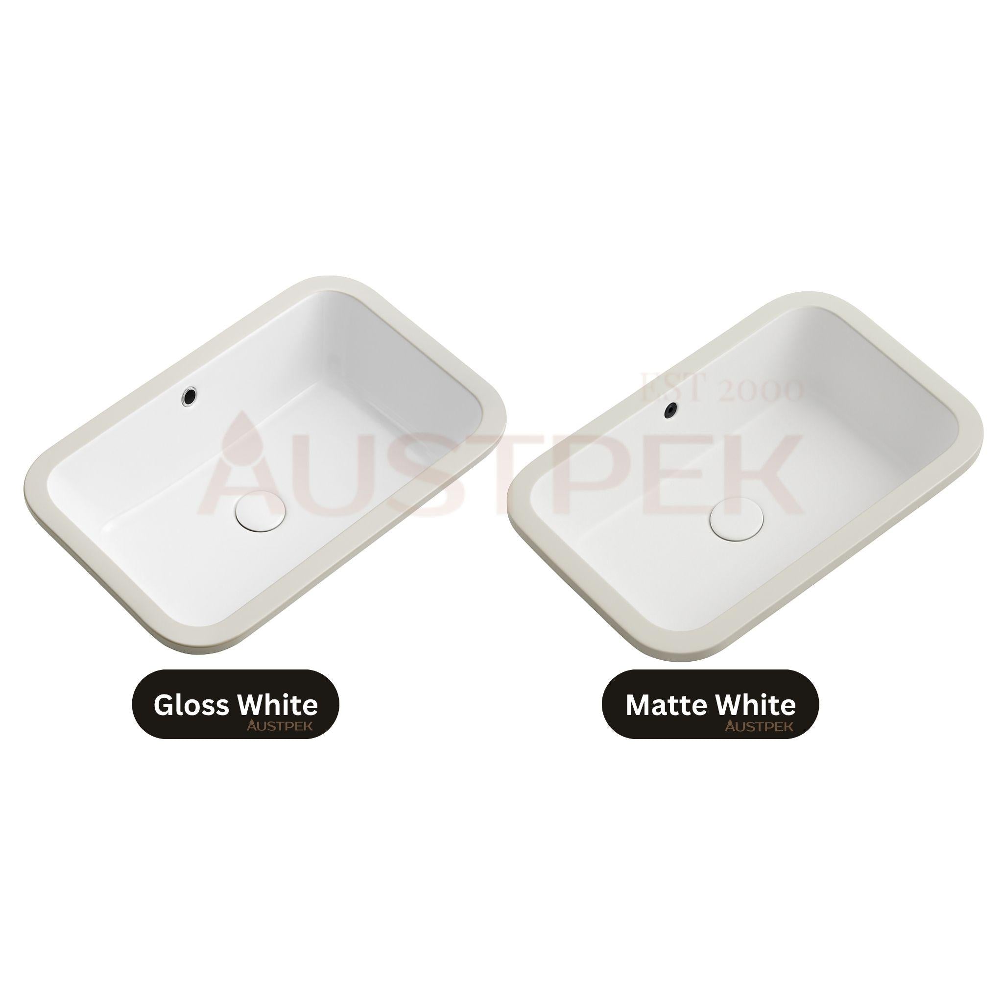 LUKKA KLIFF UNDER COUNTER BASIN GLOSS WHITE 460MM