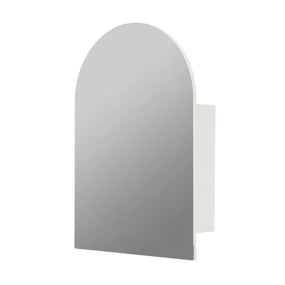 LUKKA ALLISON MATTE WHITE MIRROR SHAVING CABINET 600MM