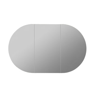 LUKKA ALLISON MATTE BLACK MIRROR SHAVING CABINET 1200MM