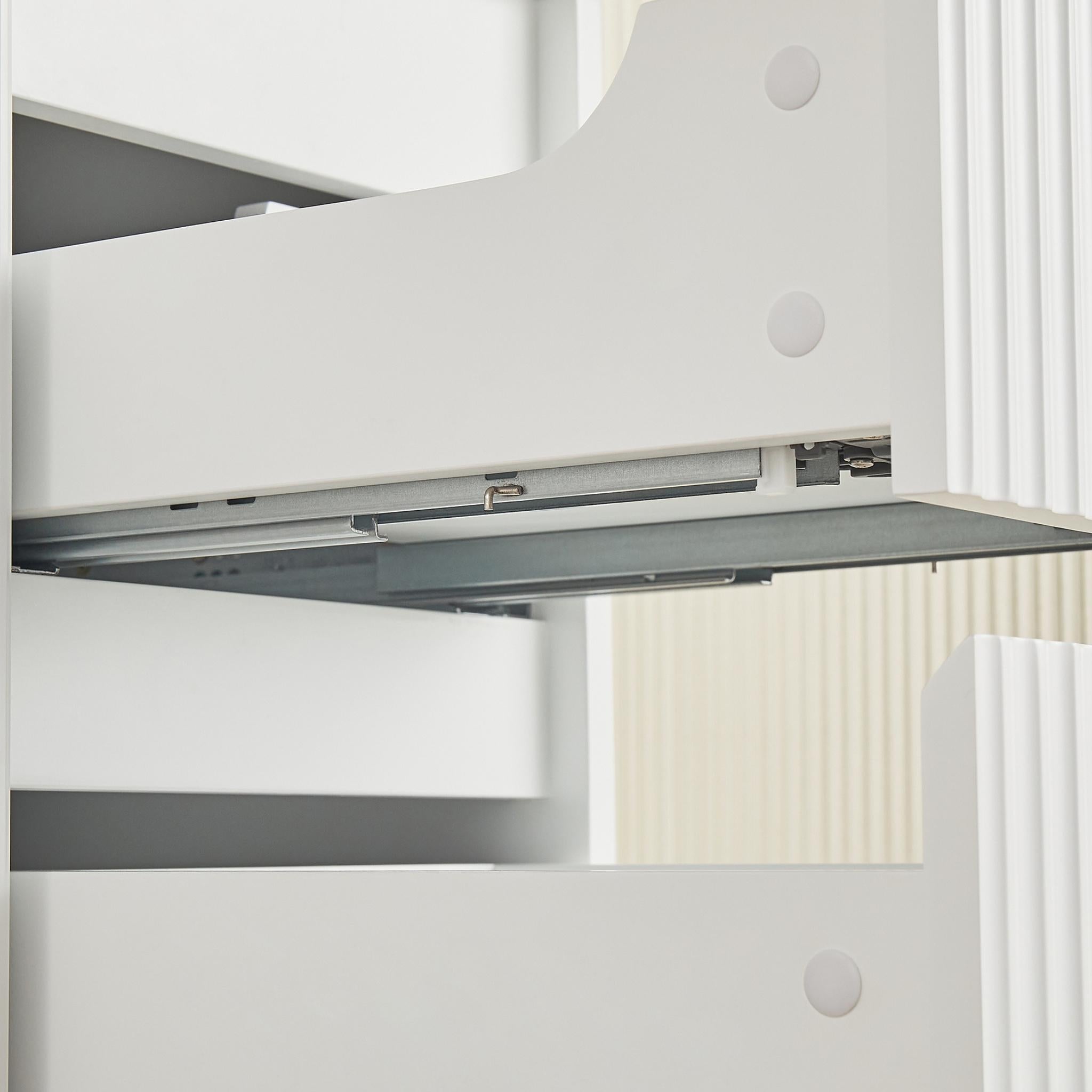 LUKKA CRETE MODERN MATTE WHITE 750MM SINGLE BOWL WALL HUNG VANITY (AVAILABLE IN LEFT AND RIGHT HAND DRAWER)