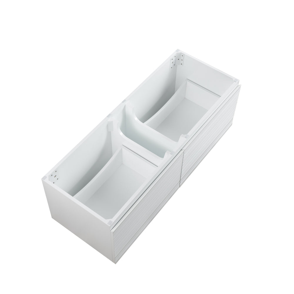 LUKKA SEDONA MATTE WHITE 1200MM SINGLE BOWL WALL HUNG VANITY