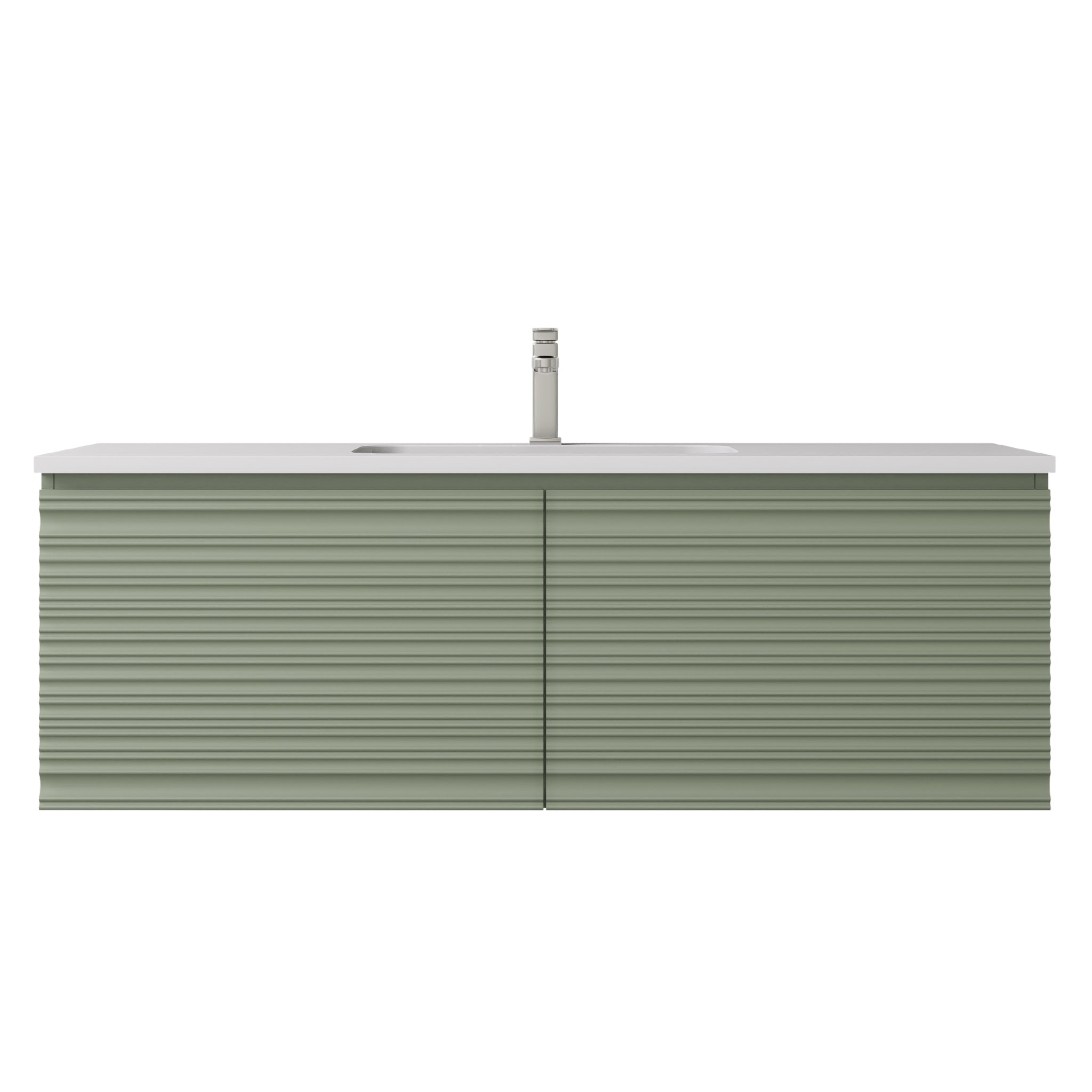 LUKKA SEDONA OLIVE GREEN 1200MM SINGLE BOWL WALL HUNG VANITY
