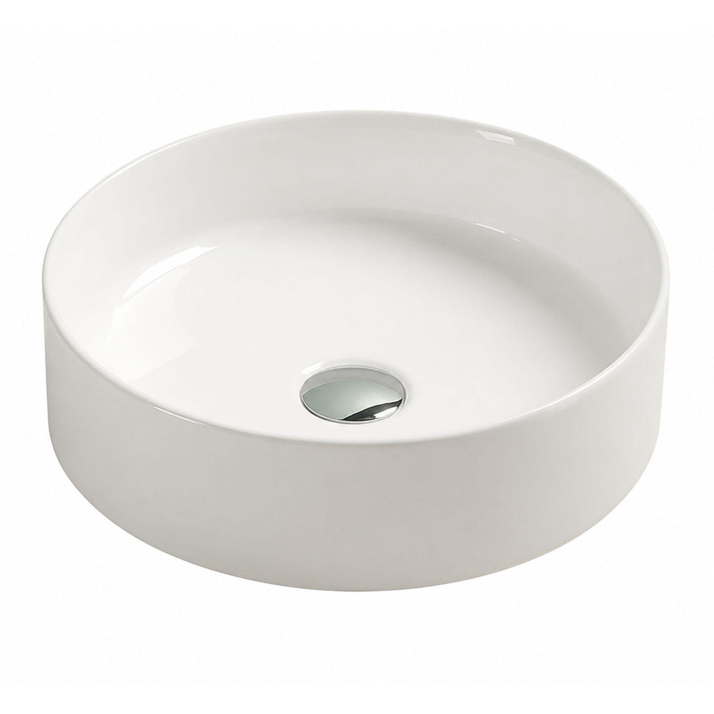 LUKKA OLLEY ABOVE COUNTER BASIN GLOSS WHITE 300MM