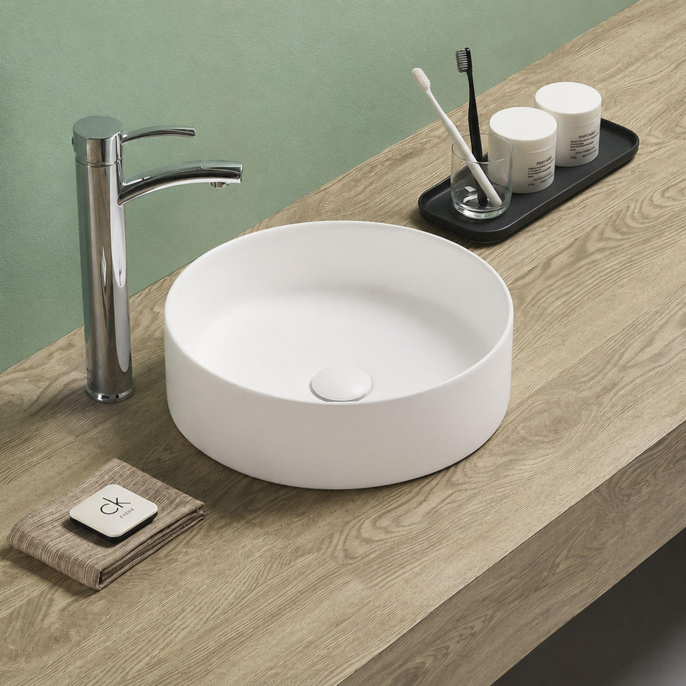 LUKKA OLLEY ABOVE COUNTER BASIN MATTE WHITE 300MM