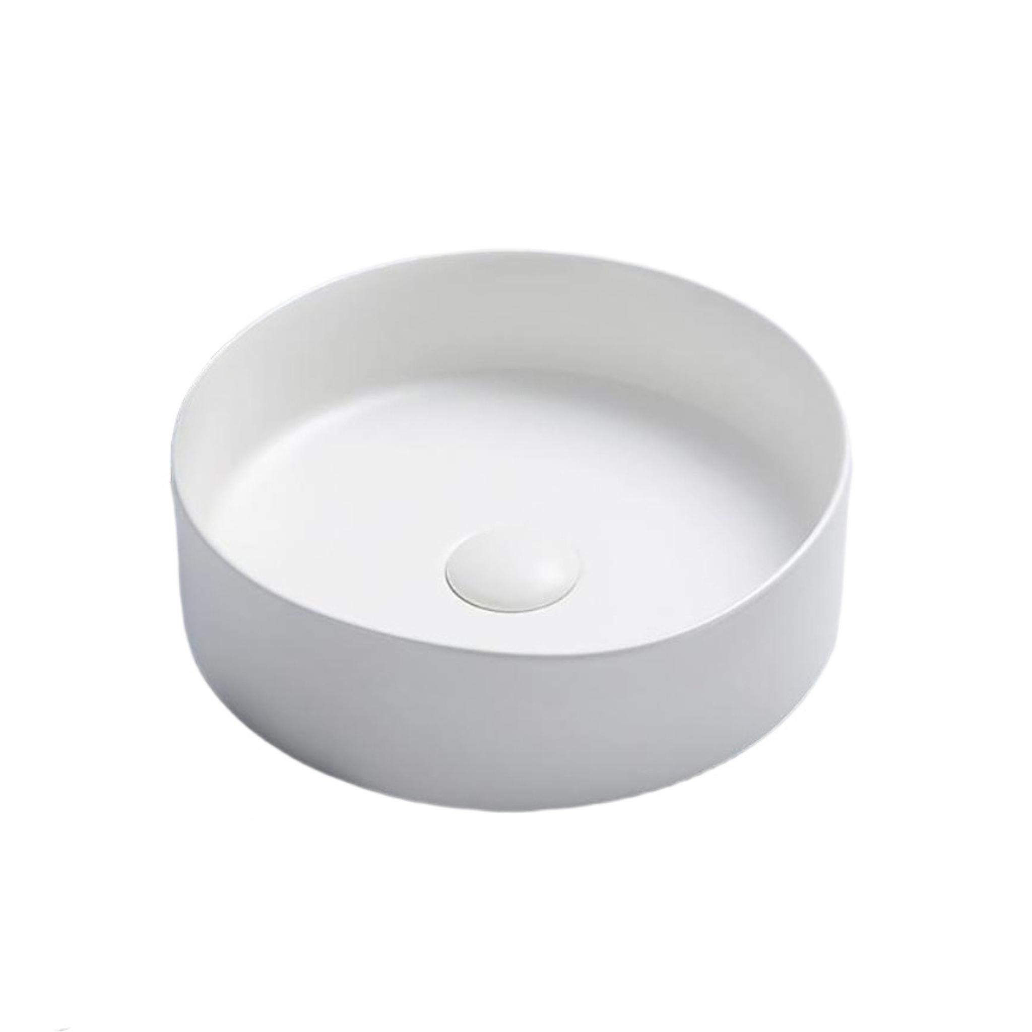 LUKKA OLLEY ABOVE COUNTER BASIN MATTE WHITE 350MM