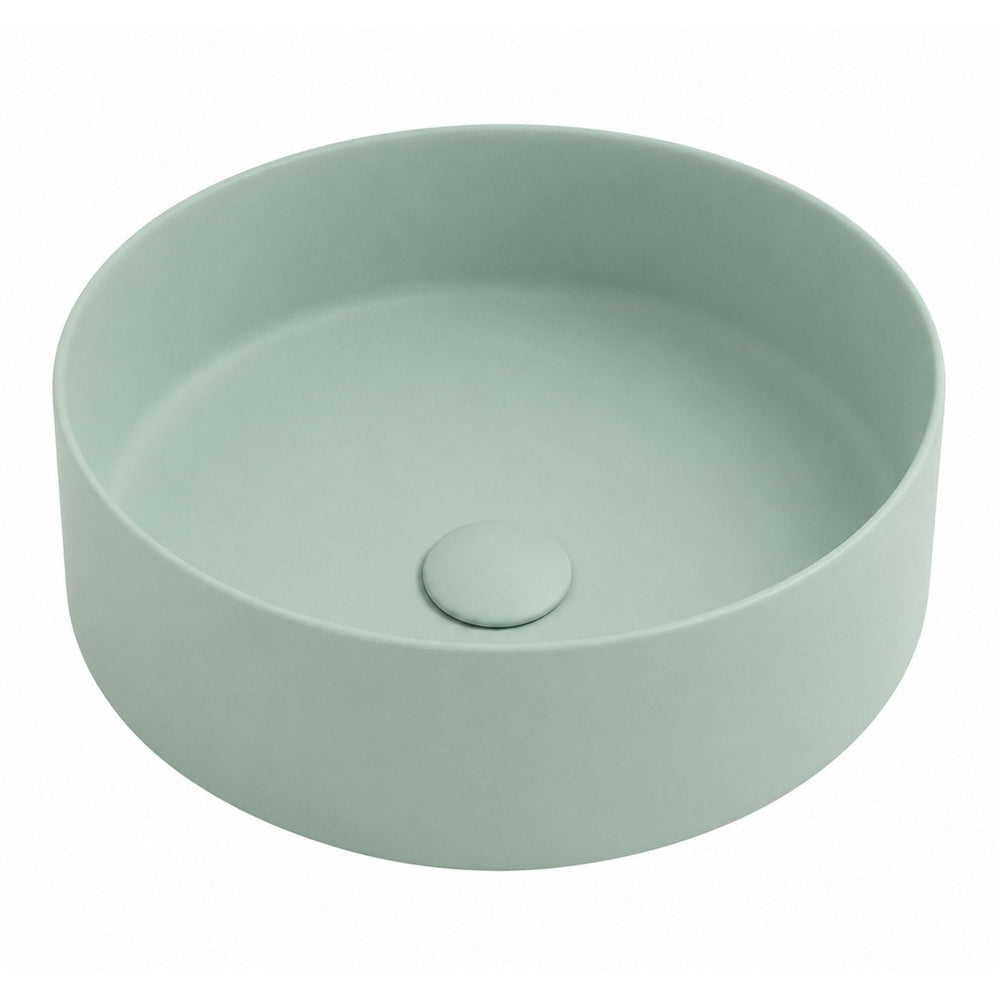 LUKKA OLLEY ABOVE COUNTER BASIN MATTE MINT GREEN 395MM