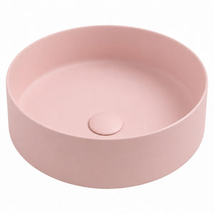 LUKKA OLLEY ABOVE COUNTER BASIN MATTE PINK 395MM