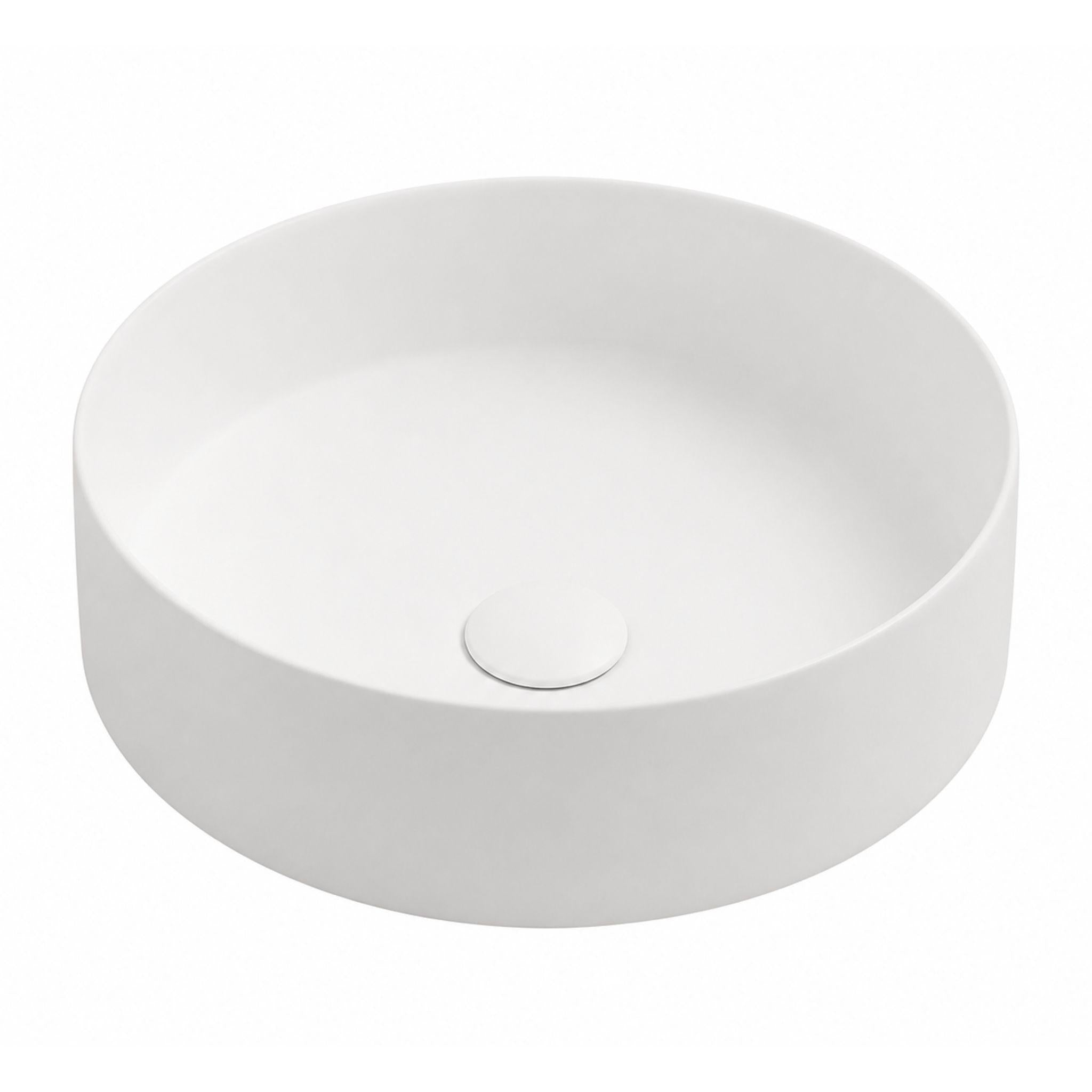 LUKKA OLLEY ABOVE COUNTER BASIN MATTE WHITE 395MM