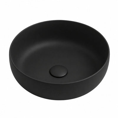 LUKKA OBAN ABOVE COUNTER BASIN MATTE BLACK 377MM