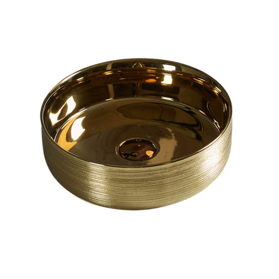LUKKA OLLIA ABOVE COUNTER BASIN YELLOW GOLD 345MM