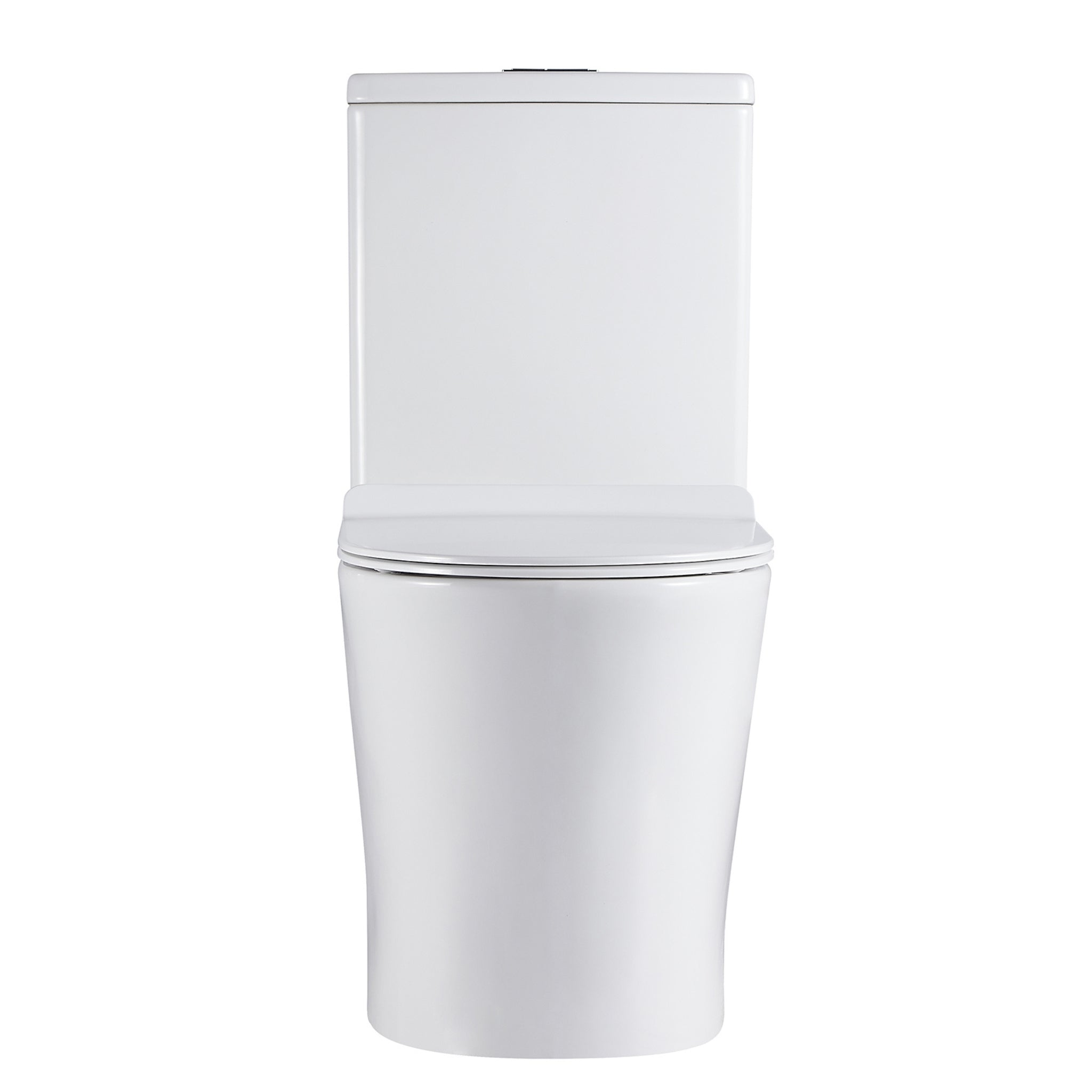 LUKKA ORTA TORNADO RIMLESS BACK TO WALL TOILET SUITE GLOSS WHITE