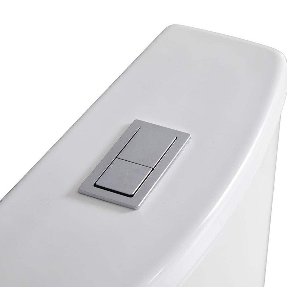 LUKKA ORTA TORNADO RIMLESS BACK TO WALL TOILET SUITE GLOSS WHITE